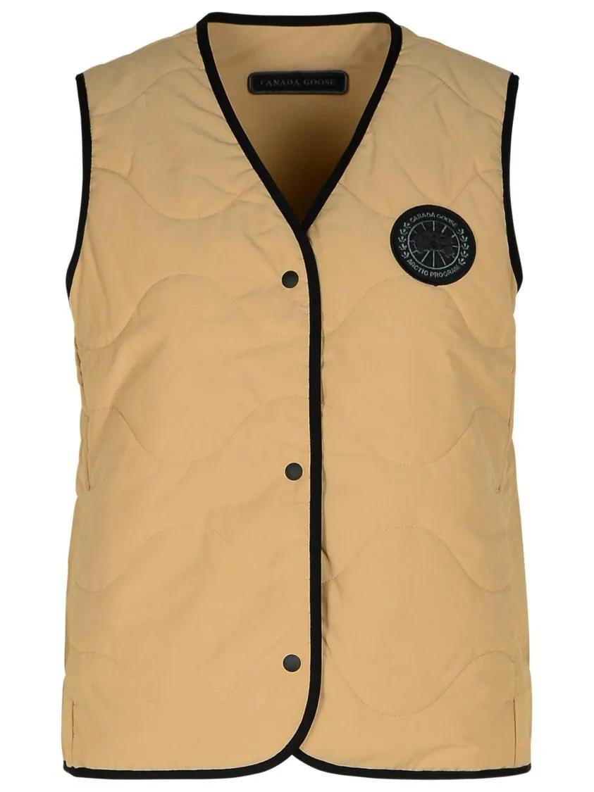 Canada Goose - Annex%27 Beige Cotton Blend Vest - Größe L - braun