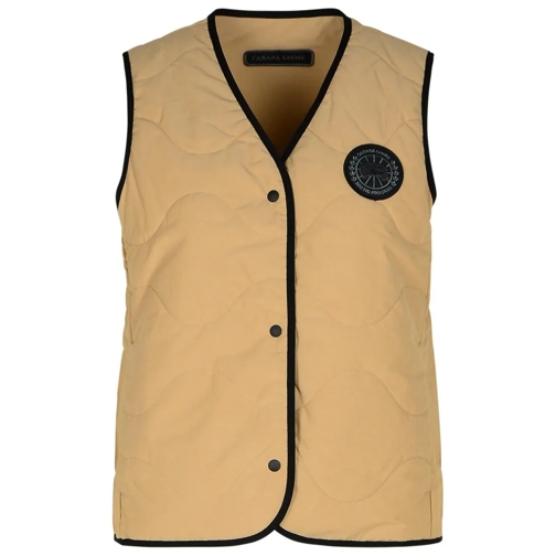 Canada Goose Annex' Beige Cotton Blend Vest Brown Giacca di transizione