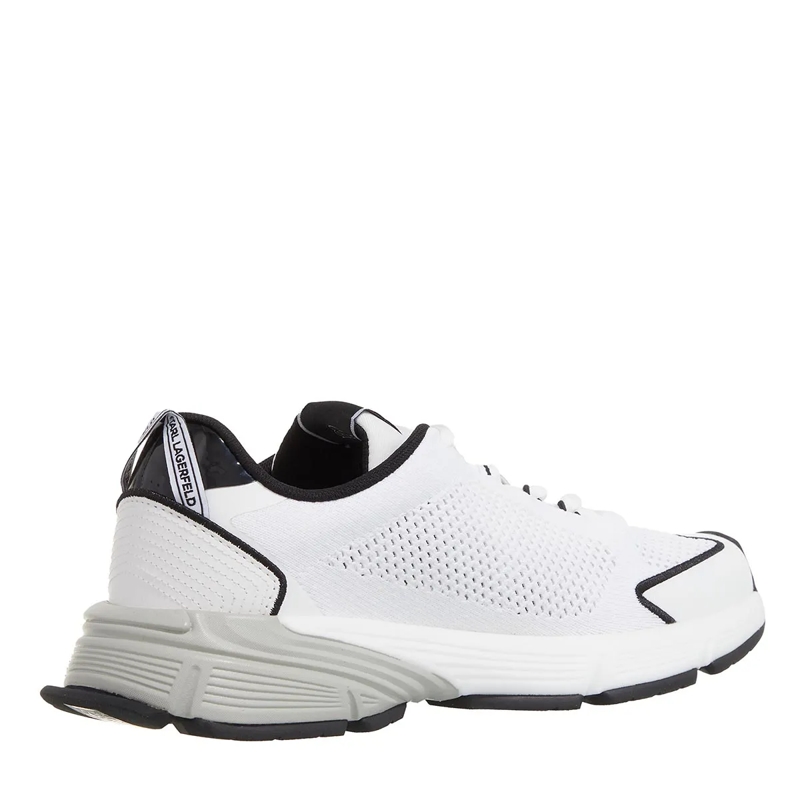 Karl Lagerfeld Low-Top-Sneaker Orion Sidetrim Knit Lo White Knit Text W/Black(Image 4)