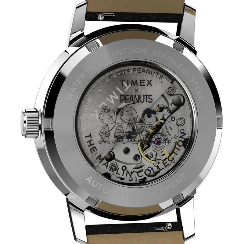 Timex Automatikuhr Automatische Uhr Marlin® Automatic X Peanuts Saxop schwarz(Image 4)