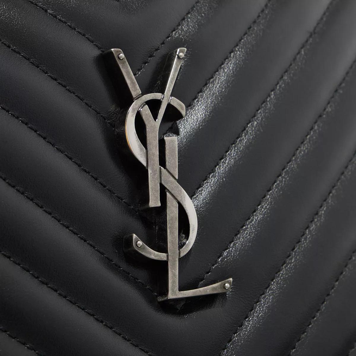 Saint Laurent Crossbody bags Ysl Lou in zwart