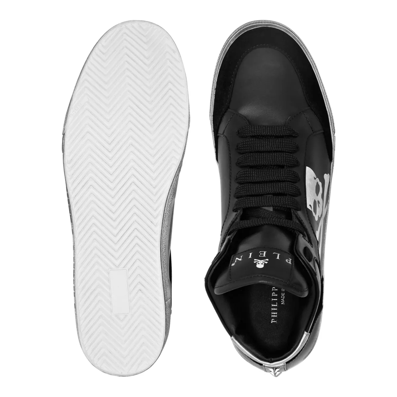 Philipp Plein Low-Top-Sneaker High-Top Turnschuhe Retrokickz schwarz(Image 4)