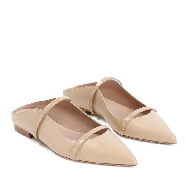 Malone Souliers Loafers & Ballerinas - Maureen Flat Beige Nappa Leather Ballerinas - Gr. 36 (EU) - in Beige - für Damen