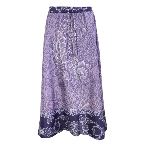 Pierre-Louis Mascia Midi Bresson Purple Skirt Purple Jupes midi