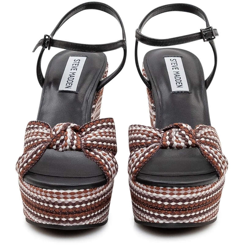 Steve Madden Slides Sandali con Zeppa e Fasce Incrociate braun(Image 2)