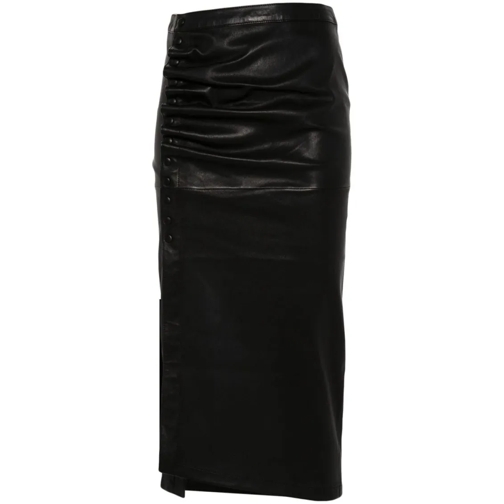 Paco Rabanne Midi Rokken Jupe Midi Skirt Black