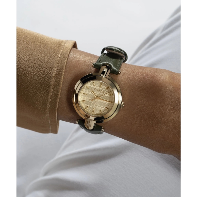 Furla Quarzuhr Quarz Analog Uhr Furla Arch-Bar grün(Image 2)