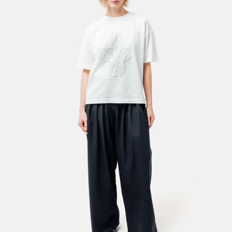 Helene Galwas Bluse Oversize T-Shirt LINDA weiss(Image 2)