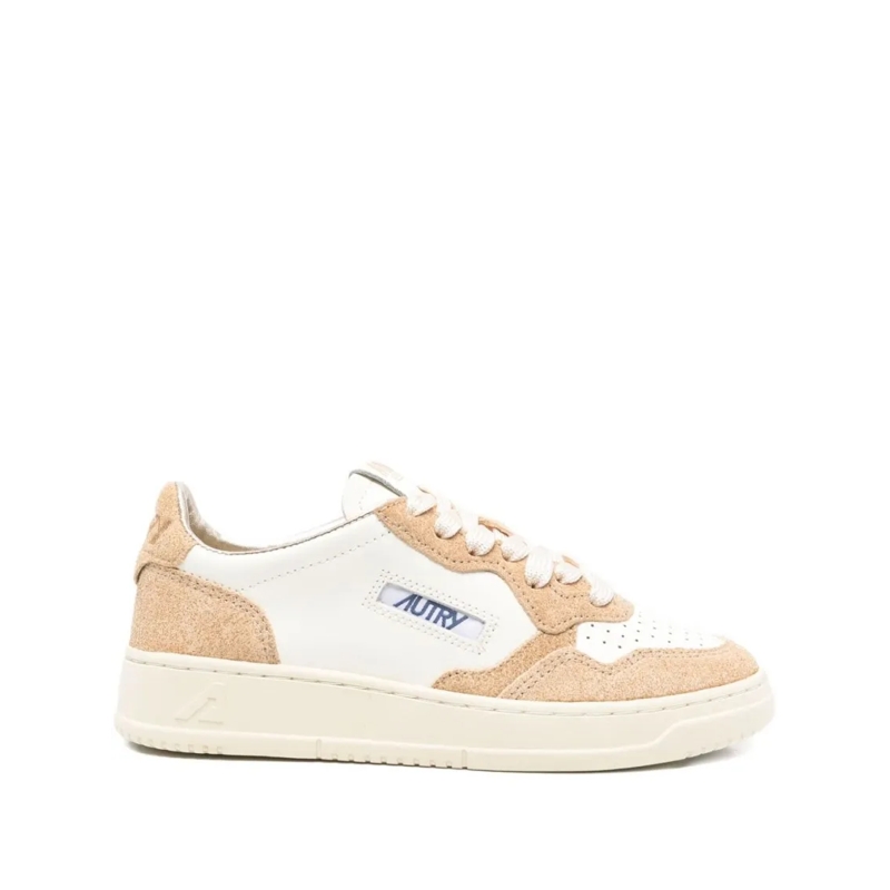 Autry International Lage-top sneaker Low-Top Sneakers With Suede Inserts Neutrals