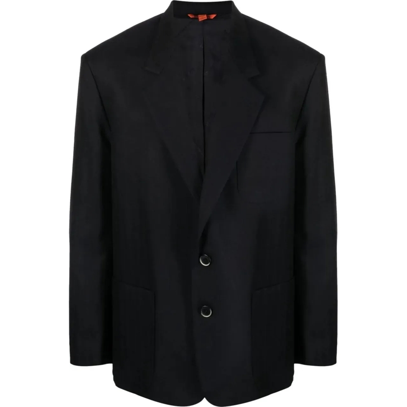 Barena Daunenjacke Barena Jacket Redonda Postion Woven Navy Blue blau