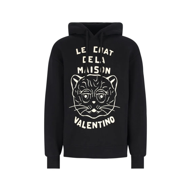 Valentino Garavani Le Chat De La Maison Hoodie – Black Black
