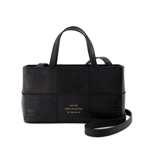 Chylak Patchwork Tote - Chylak - Leather - Black Black Tote