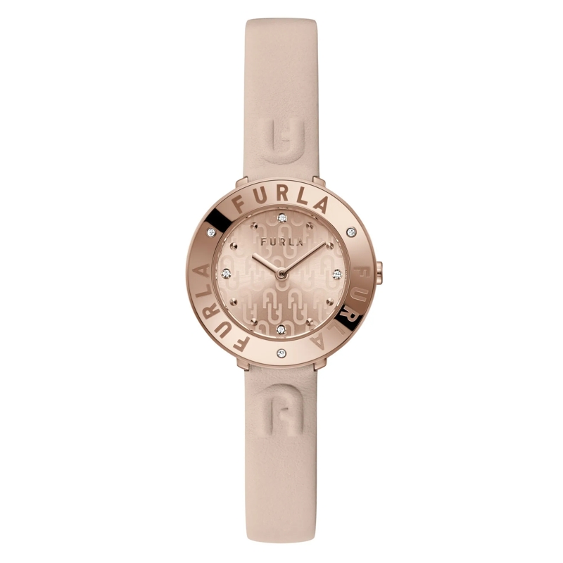 Furla Quarzuhr Quarz-Analoguhr Furla Essential nude