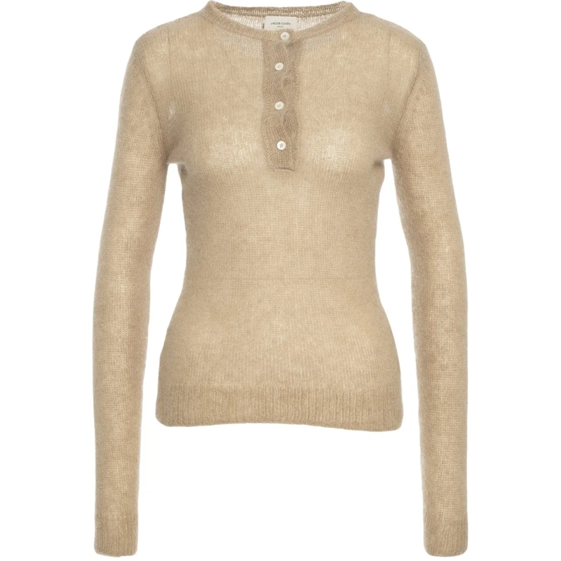 Jacob Cohen  Knit shirt with braided detail beige