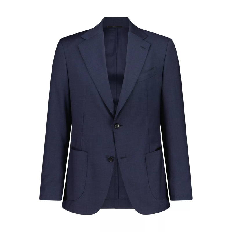 windsor. Anzugjacke Sakko Travel aus Schurwolle Dunkelblau
