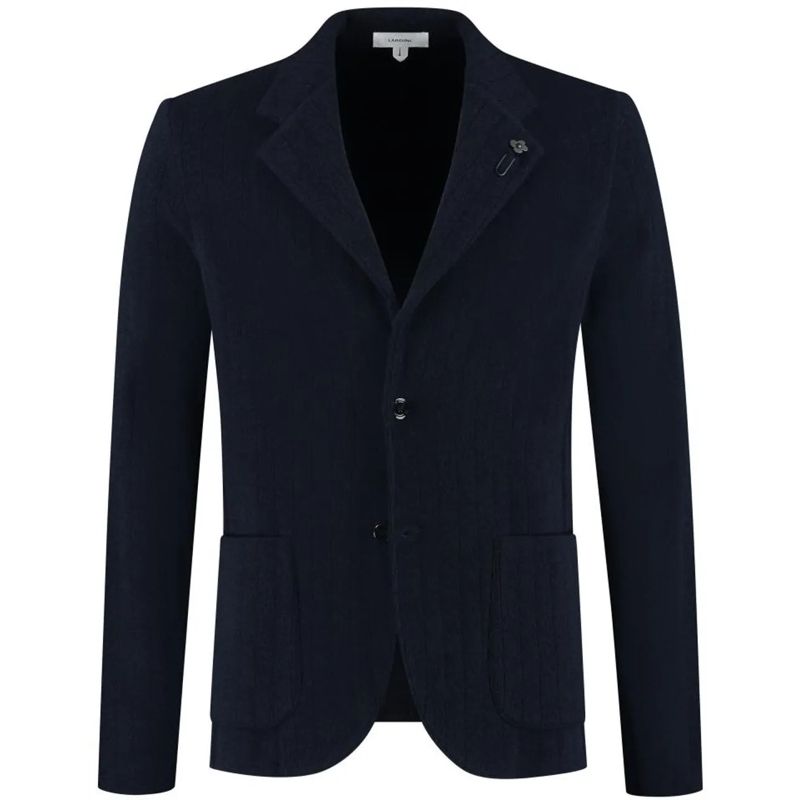 Lardini  Man Knitted Jacket blau