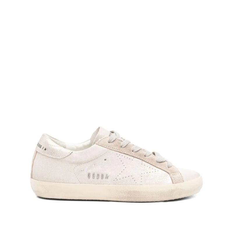 Golden Goose Lage-top sneaker Low-Top Sneakers With Silver-Tone Finish Neutrals