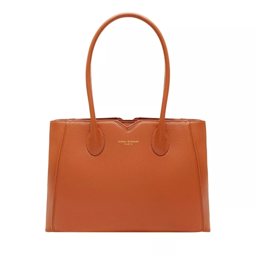 Isabel Bernard Honoré Cloe Cognac Calfskin Leather Handbag Businesstasche