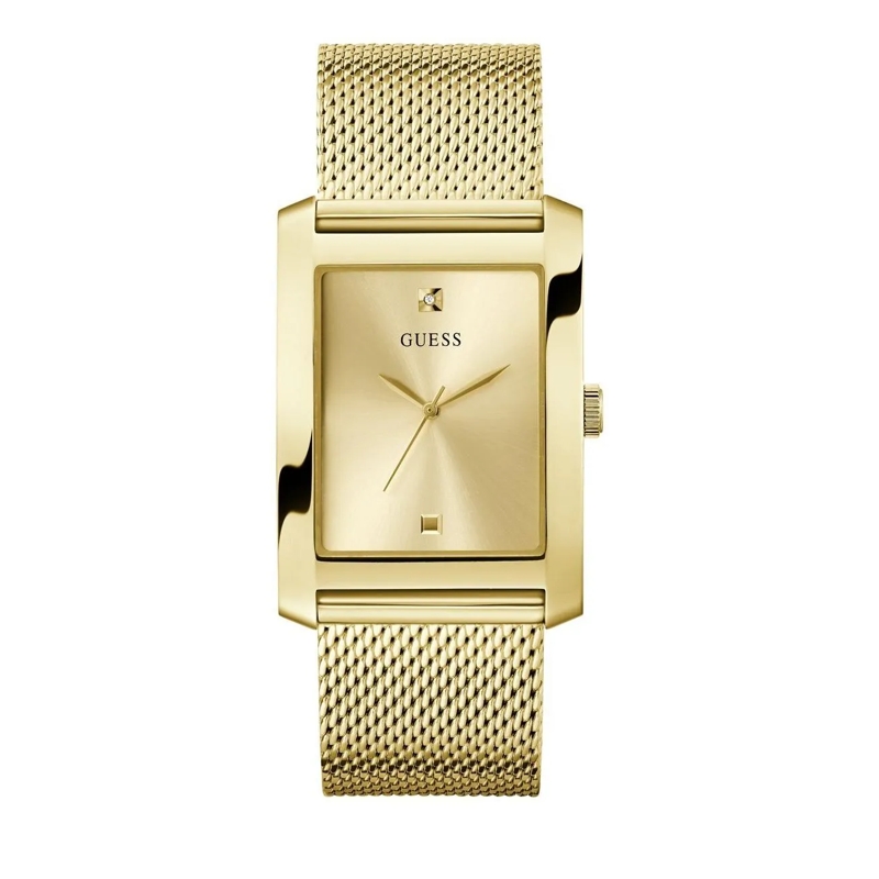 Guess Quarzuhr Quarz-Analoguhr Clyde gold