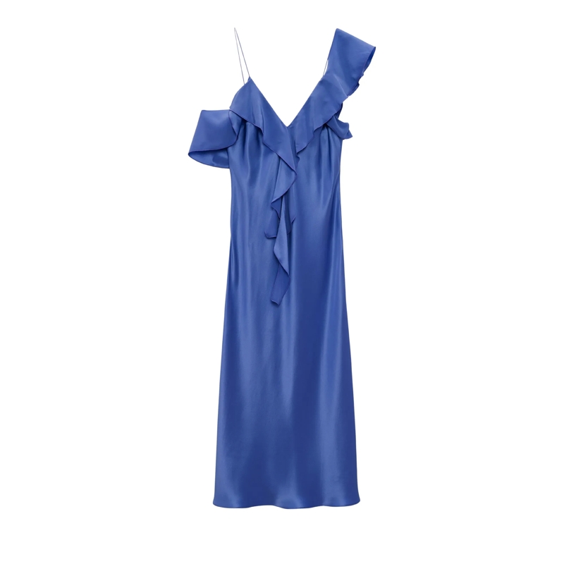 Dorothee Schumacher Kleid SENSE OF SHINE dress milky cornflower