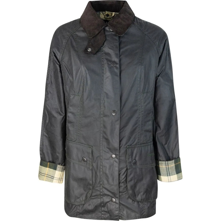 Green barbour coat discount