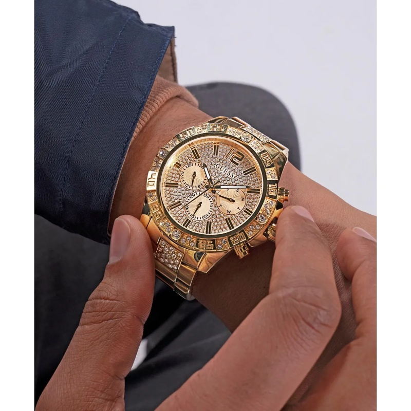 Guess Quarzuhr Quarz-Analoguhr Majestic gold(Image 3)