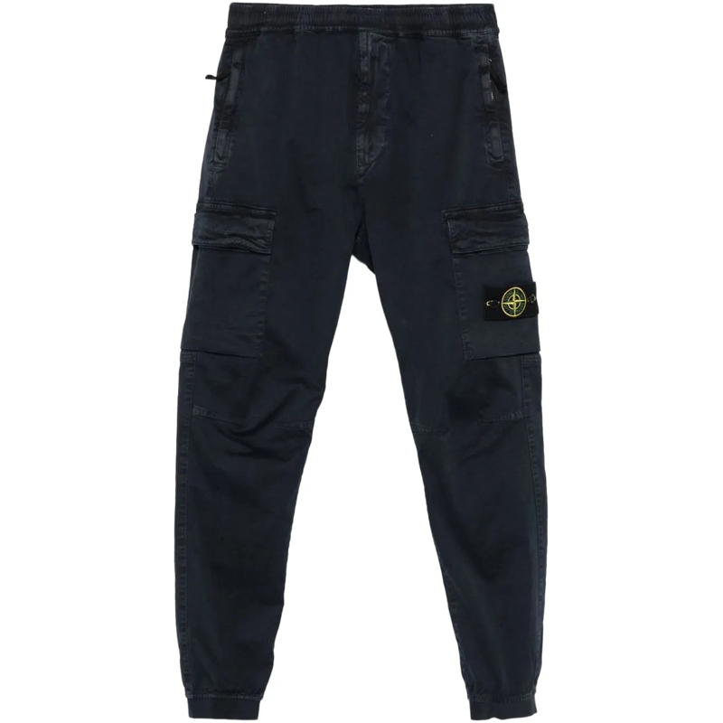 Stone Island Jeans à jambe droite Trousers Blue blau
