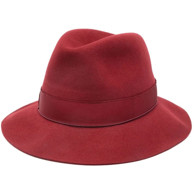 Borsalino Mütze Hats Bordeaux rot