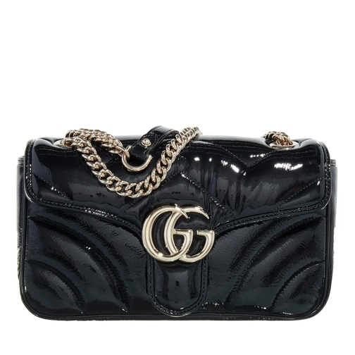 Gucci Crossbody Bag Small GG Marmont Shoulder Bag Black