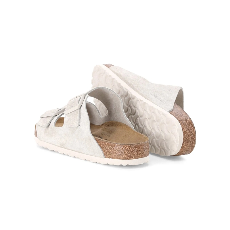 Birkenstock Schnürschuhe Sandalen Arizona aus Veloursleder grau(Image 2)