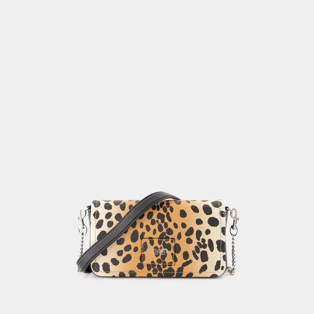 Marc Jacobs Hobo bags The Mini Shoulder Bag Leather Leopard in beige