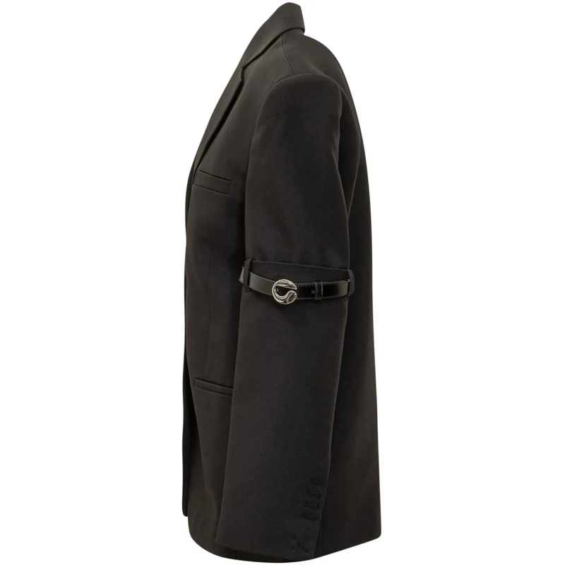 Coperni Blazer Coperni Blazer Nero con Dettaglio Cinturini schwarz(Image 3)