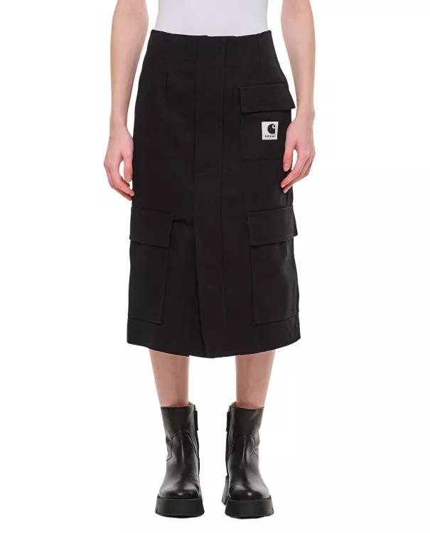 Sacai - Cotton Skirt - Größe 2 - black