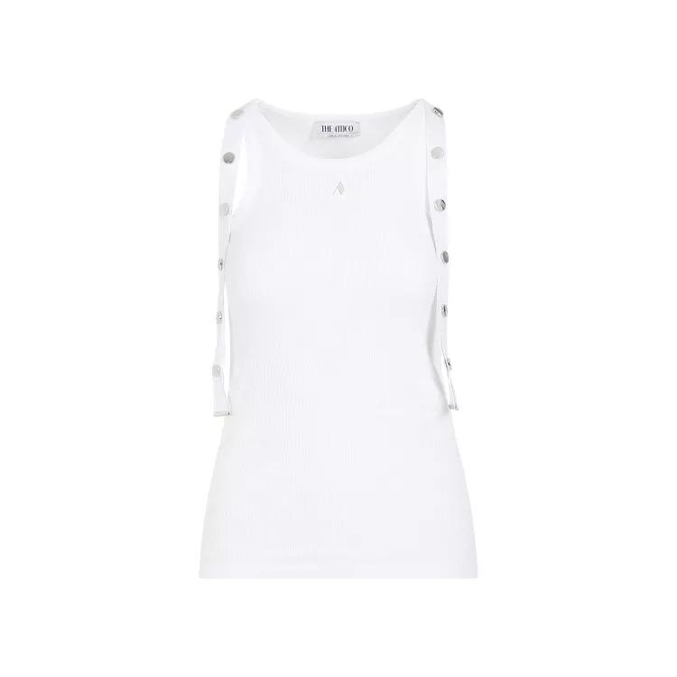 The Attico - White Tank Top - Größe 40 - white