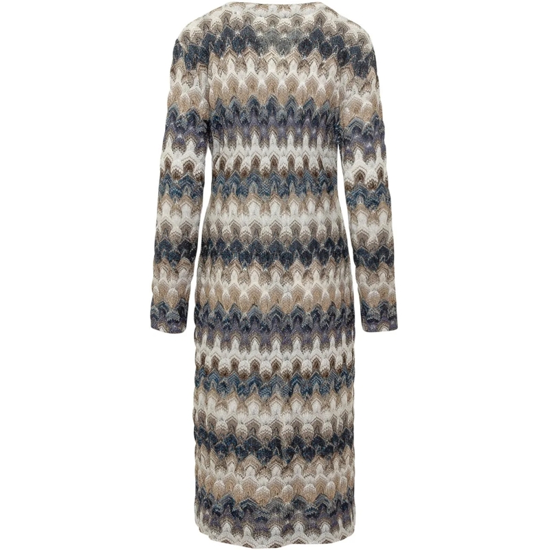 Missoni  Cardigan Lungo a Maniche Lunghe con Chiusura Front mehrfarbig(Image 2)