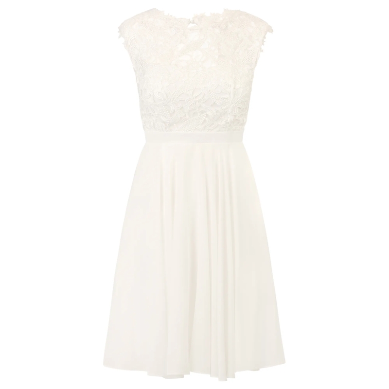 Kraimod Midikleid Kleid weiss