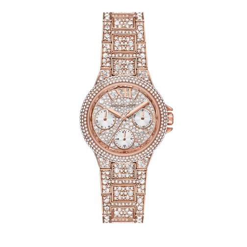 Michael Kors Camille Multifunction Stainless Steel Watch Rose Gold-Tone Multifunktionsuhr