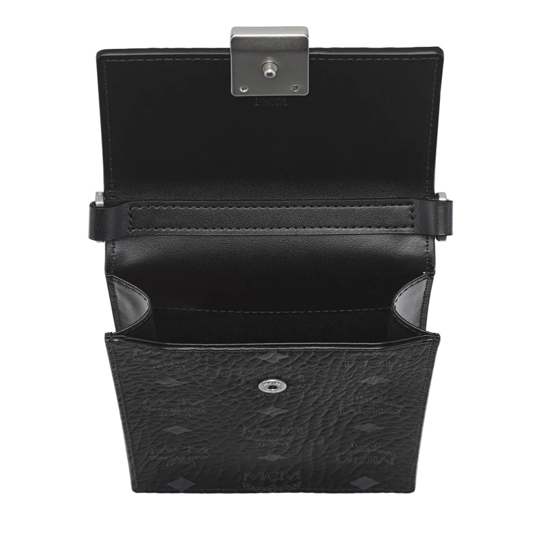 MCM Handytasche Aren Visetos Lanyard Fff Bk Black(Image 6)