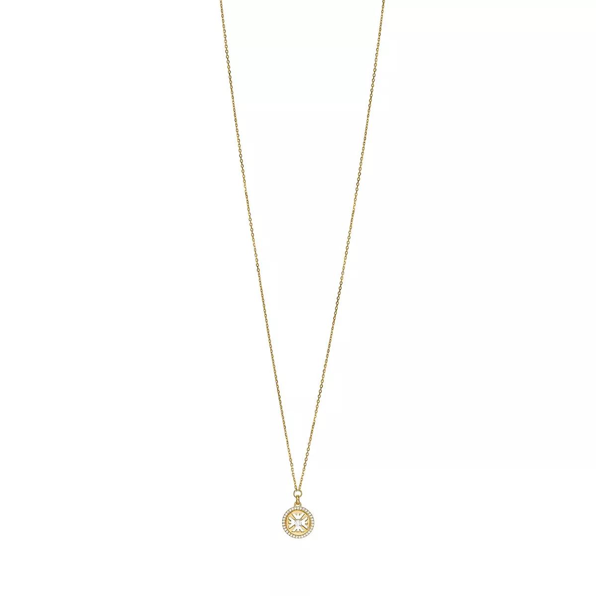 Emporio Armani Emporio Armani Gold-Tone Sterling Silver Pendant N Gold ...