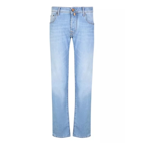 Jacob Cohen Light Blue Slim-Cut Jeans Blue Jeans Slim Fit