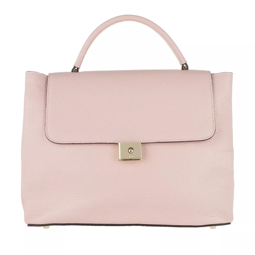 Abro Adria Leather Handbag Flap Rosa Schooltas