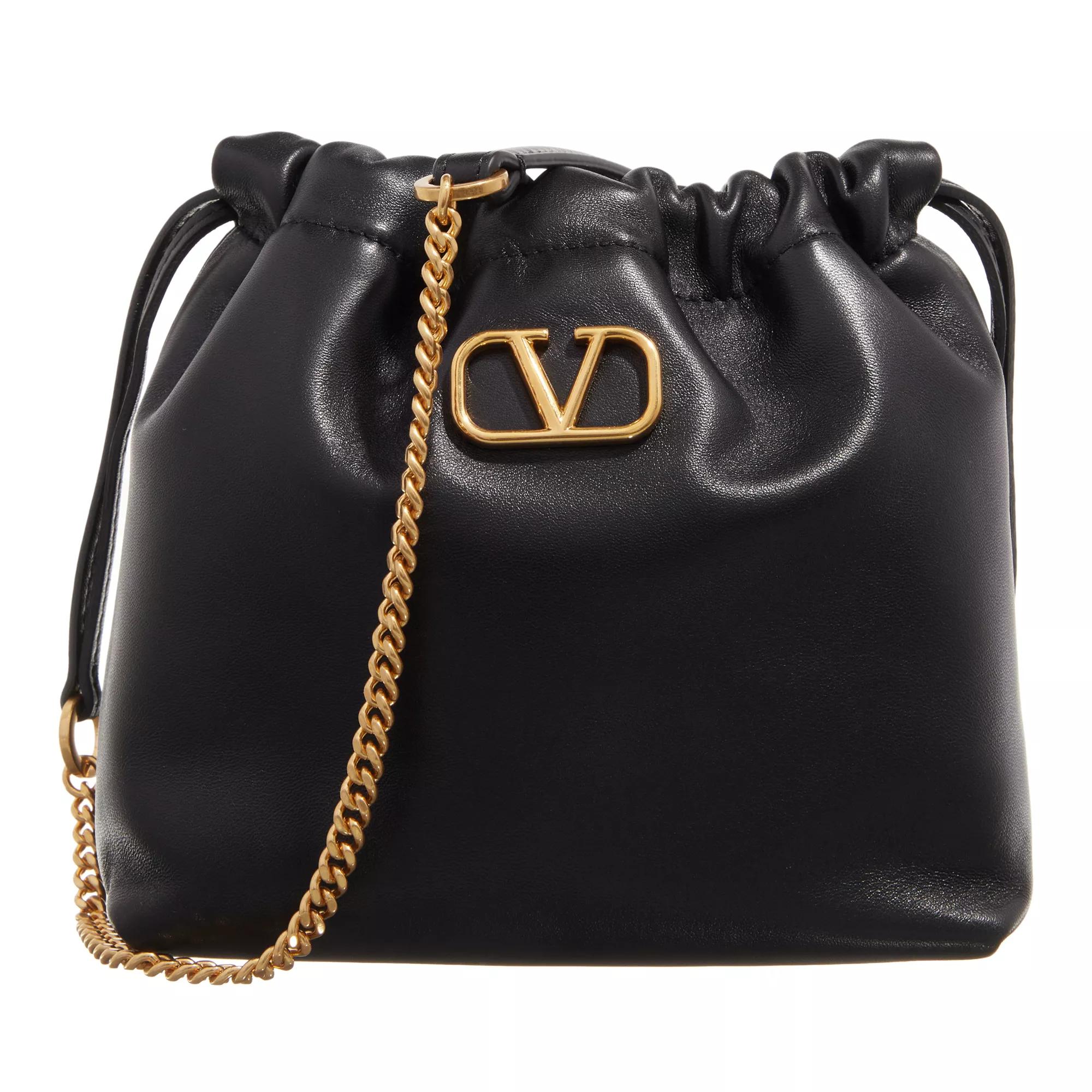 Valentino bucket bag black sale