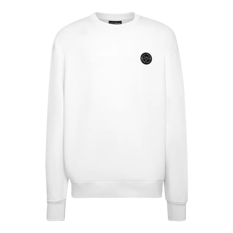 Plein Sport Top Sweatshirt Statement weiss