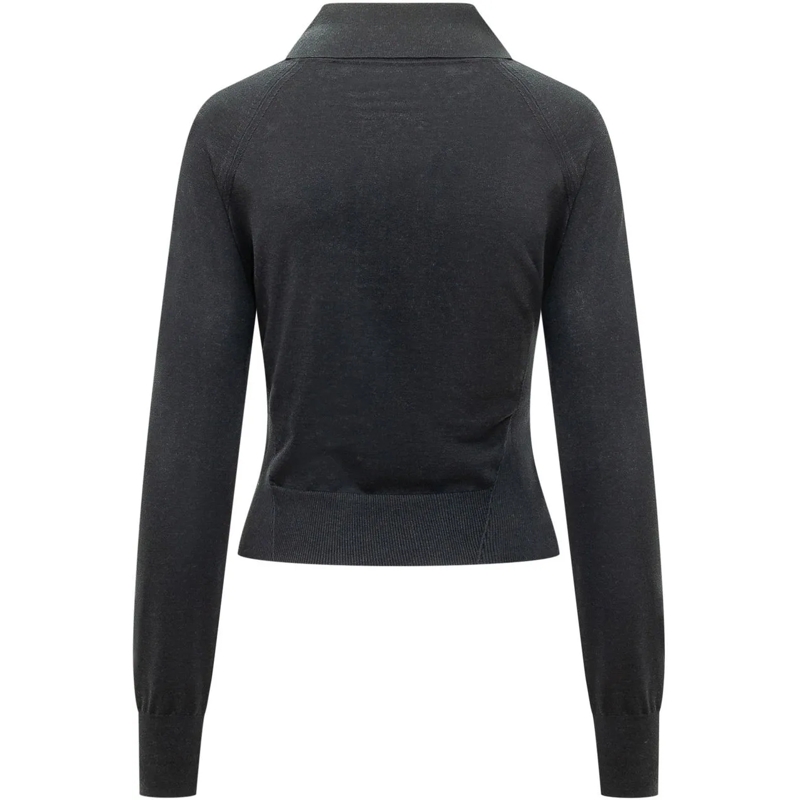 Givenchy Polo Polo a Maniche Lunghe dunkelgrau(Image 2)