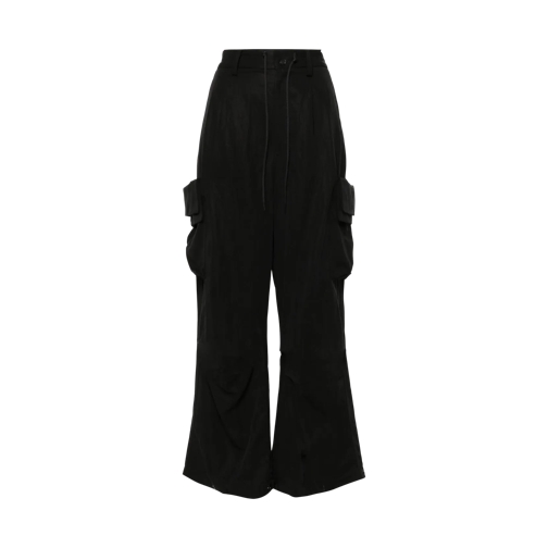 Y-3 Pantalons Cargohose mit Kordelzug black black