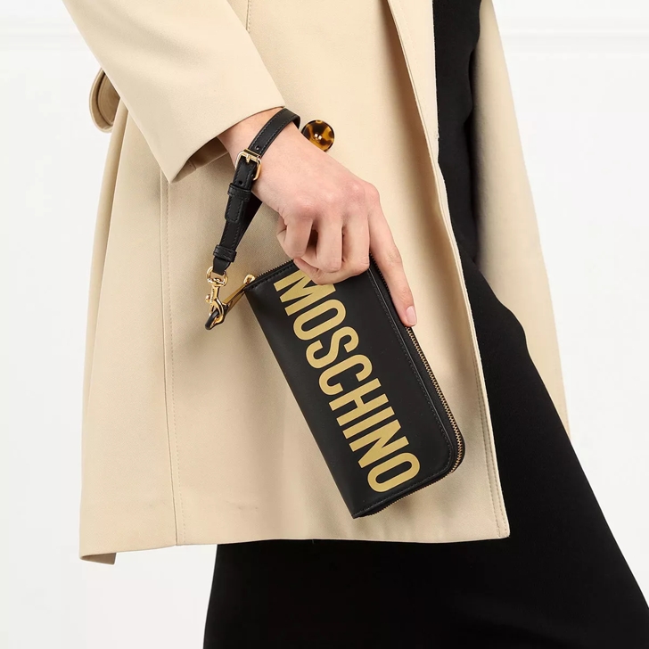 Moschino Wallet Nero | Zip-Around Wallet