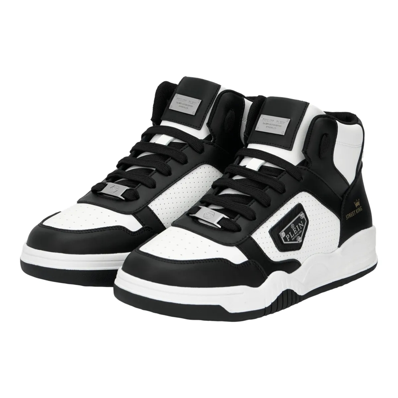 Philipp Plein Low-Top-Sneaker Mid-Top Turnschuhe Street weiss