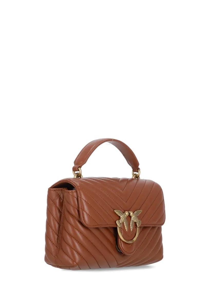 Pinko Hobo bags Brown Lady Love Puff Mini Bag in bruin