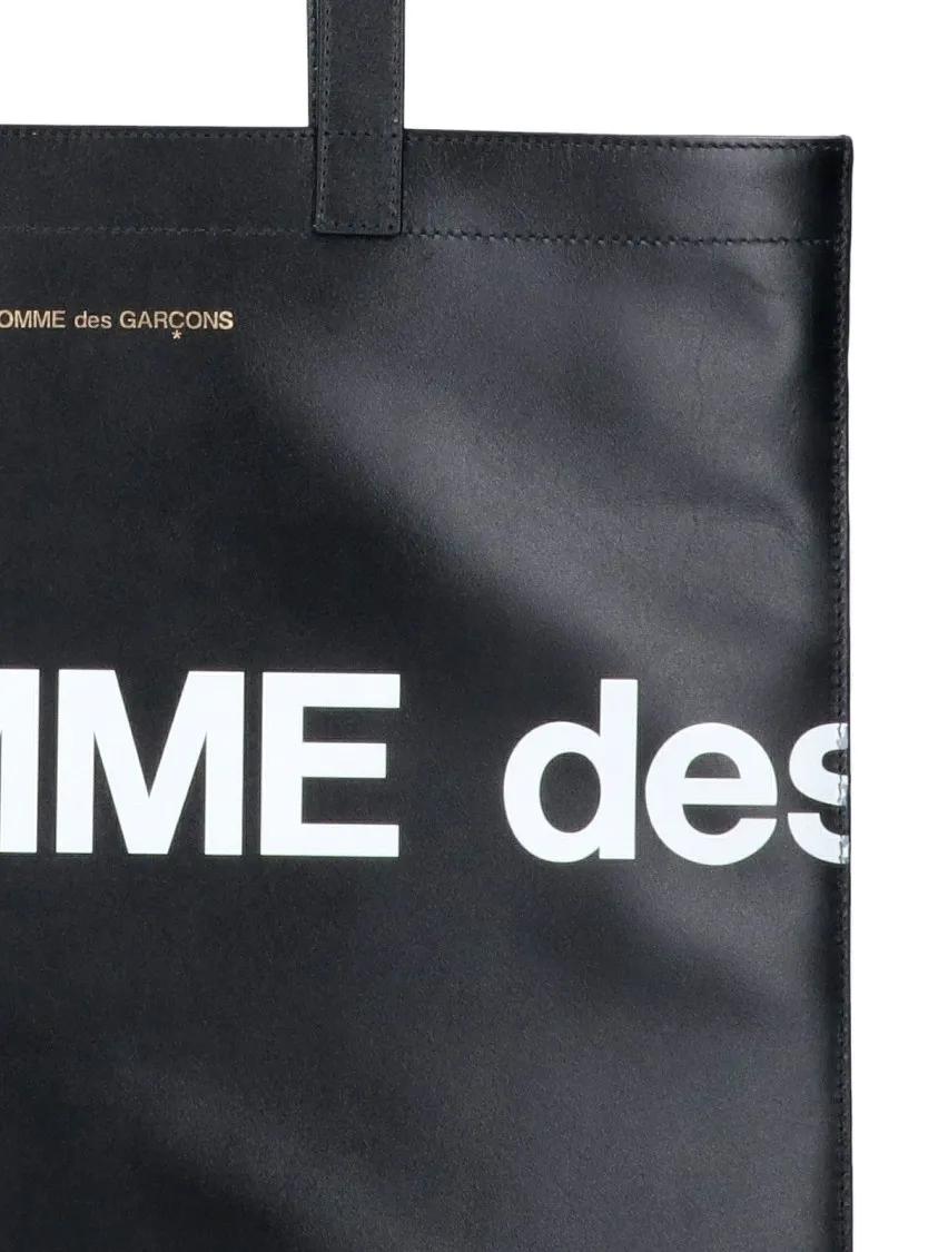 Thumbnail - Comme des Garcons Shopper & Totes - Tote Logo Bag – Black - Gr. unisize - in Schwarz - für Damen