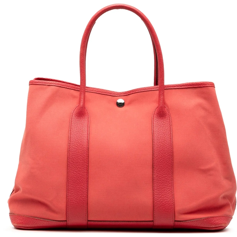 Hermès Shopper Toile and Negonda Garden Party 36 rose